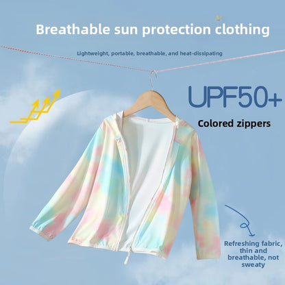 Kids UV Protection Hooded Jacket | Lightweight Summer Sun Coat