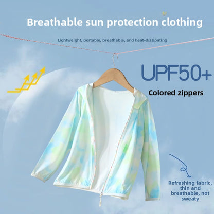 Kids UV Protection Hooded Jacket | Lightweight Summer Sun Coat