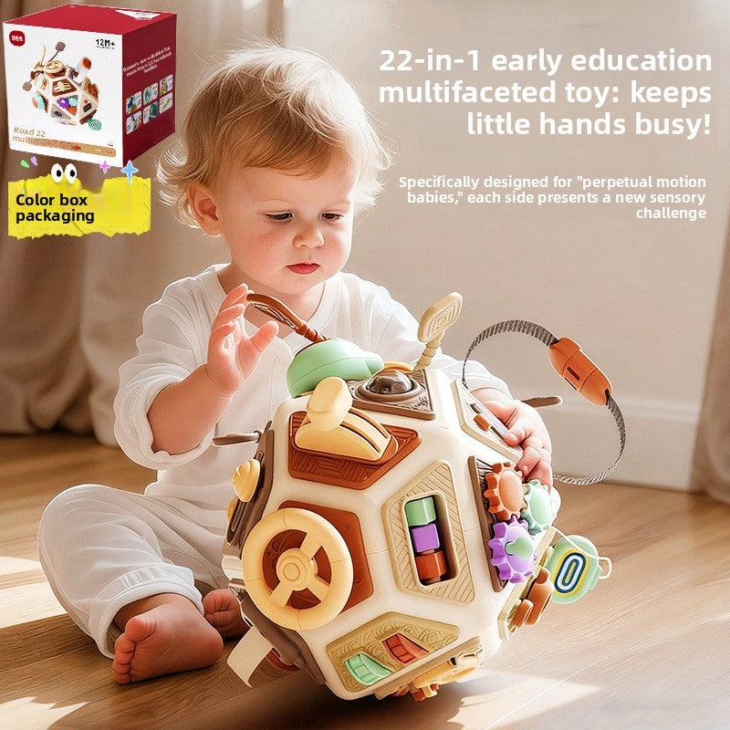 Luxora Lane 22-in-1 Baby Educational Activity Cube - Learn, Play & Grow