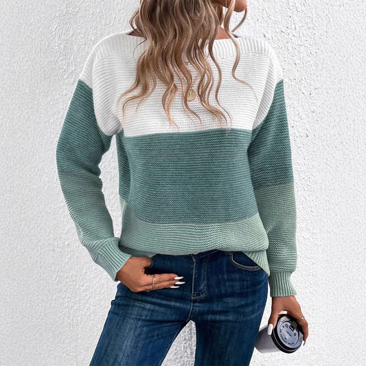 Luxora Lane™ Cozy Color-Block knit Sweater