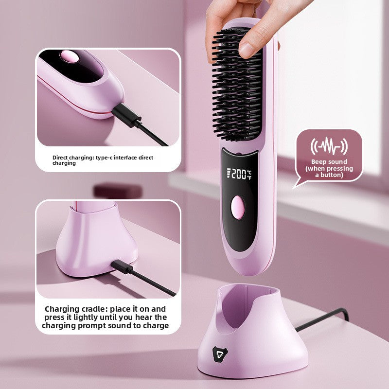 Luxora Lane™ Hot Air Straightening Comb