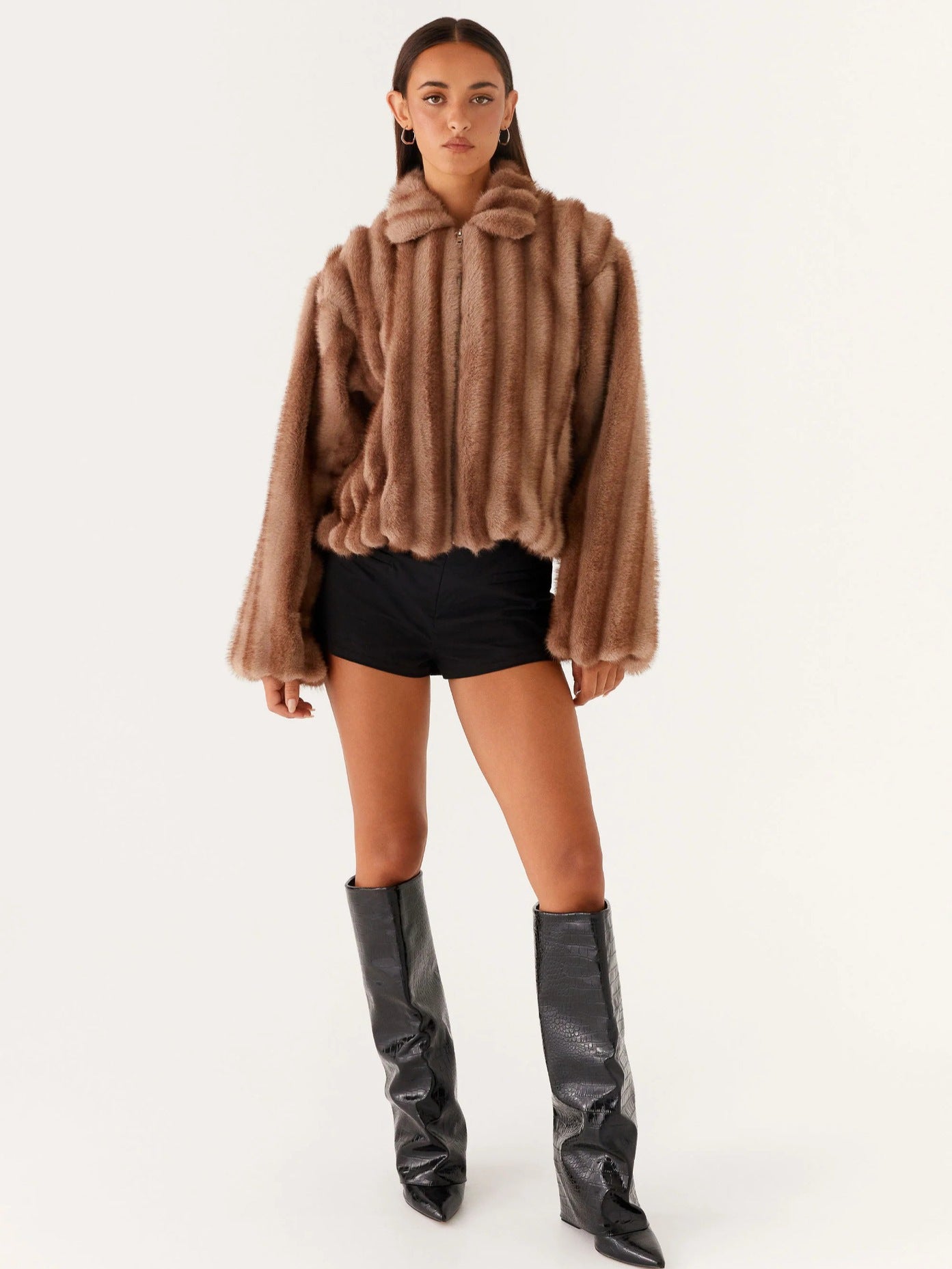 Luxora Lane™ Soft Faux Fur Winter Jacket