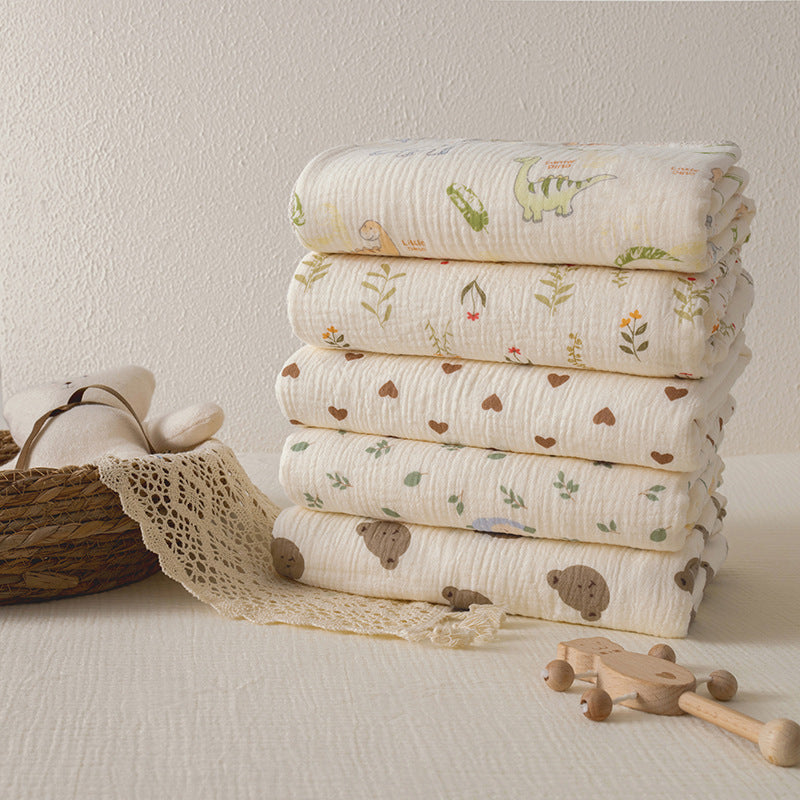 Luxora Lane Double-Layer Baby Blanket - Soft, Breathable & Skin-Safe