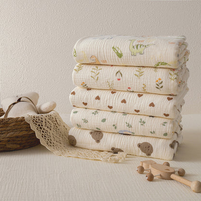 Luxora Lane Double-Layer Baby Blanket - Soft, Breathable & Skin-Safe