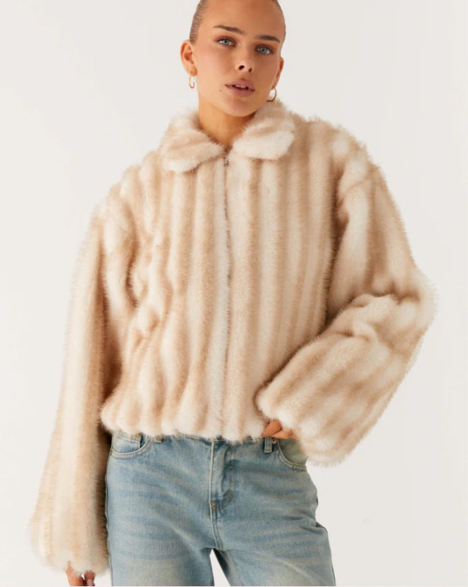 Luxora Lane™ Soft Faux Fur Winter Jacket