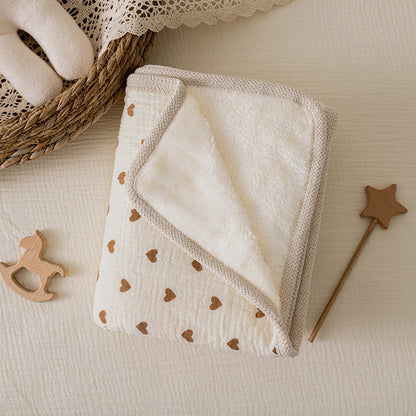 Luxora Lane Double-Layer Baby Blanket - Soft, Breathable & Skin-Safe