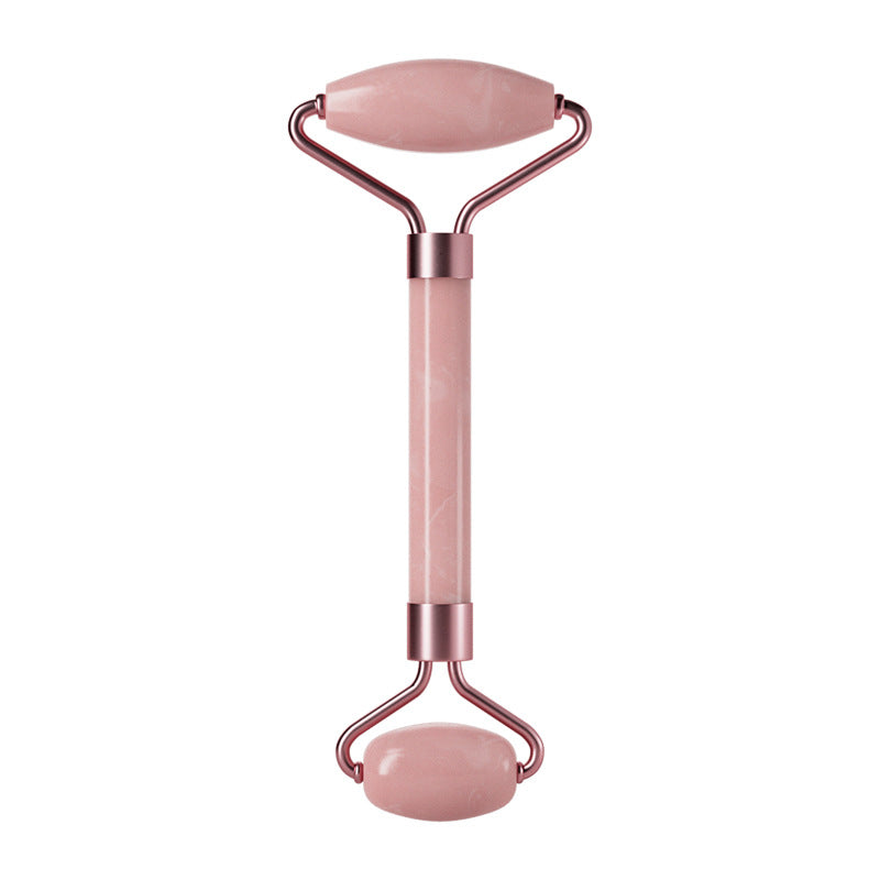 Luxora Lane™ Rose Quartz Facial Sculpting Roller Massager Set
