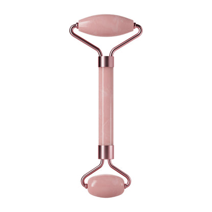 Luxora Lane™ Rose Quartz Facial Sculpting Roller Massager Set
