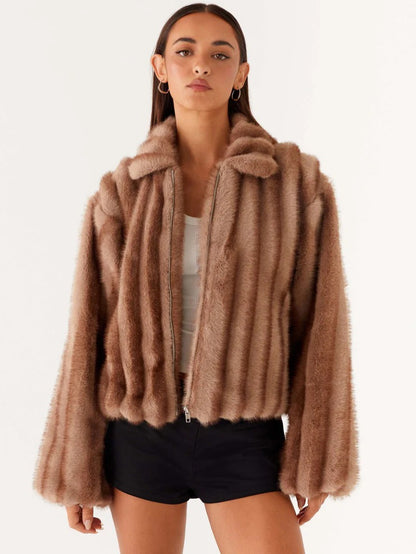 Luxora Lane™ Soft Faux Fur Winter Jacket