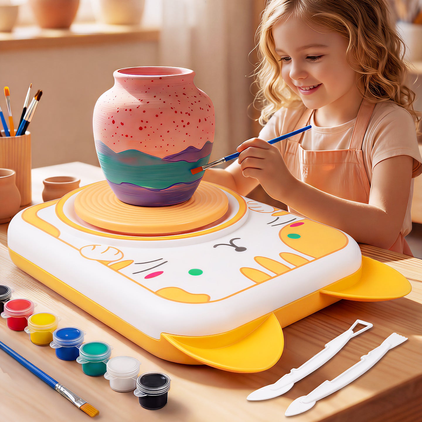 Creative Pottery Wheel Kit for Kids | DIY Art & Craft Set