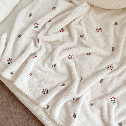 Luxora Lane flannel baby blanket, gift-ready packaging
