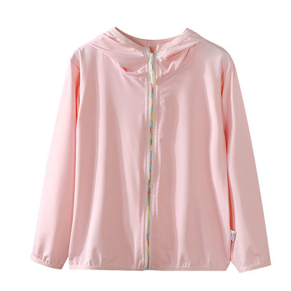 Kids UV Protection Hooded Jacket | Lightweight Summer Sun Coat