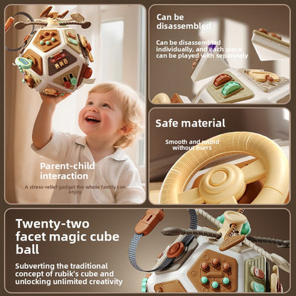 Luxora Lane 22-in-1 Baby Educational Activity Cube - Learn, Play & Grow